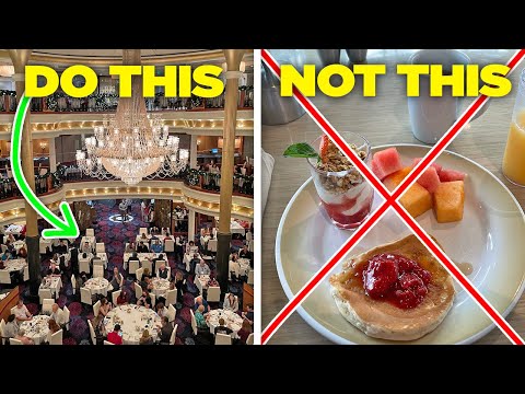 21 dicas para a melhor experiência na sala de jantar principal de um navio de cruzeiro