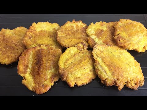 How To FRY GREEN PLANTAINS | The Best Jamaican Fry Plantains | Tostones | Jamaican Cooking | Vegan