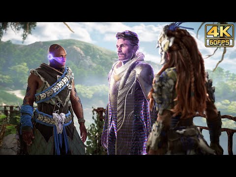 Horizon Forbidden West: Burning Shores - Aloy learns about a Zenith survivor @ 4K 60ᶠᵖˢ ✔