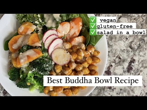 Best Buddha Bowl Recipe | Vegan Salad | Tahini Dressing | Yashi Gupta | Hungry Tired Sleepy