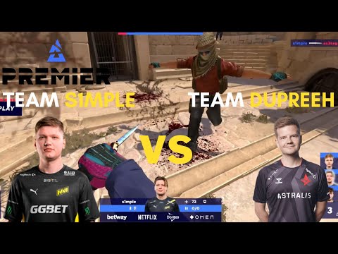 S1mple Is A Beast - EPIC CS:GO ShowMatch - Dream Team Vs Team Denmark - BLAST Premier - 2022