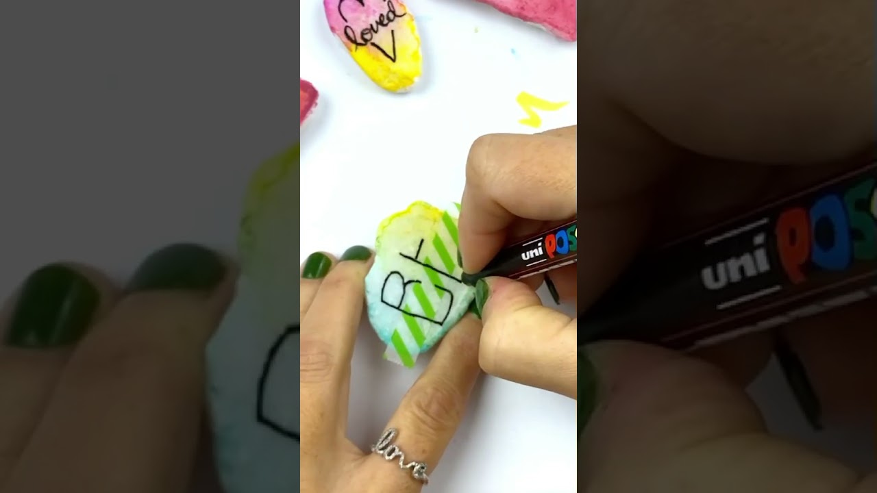 Quick Kindness Rock Painting Idea #rp101 #rockpainting #kindnessrocks #stonepainting