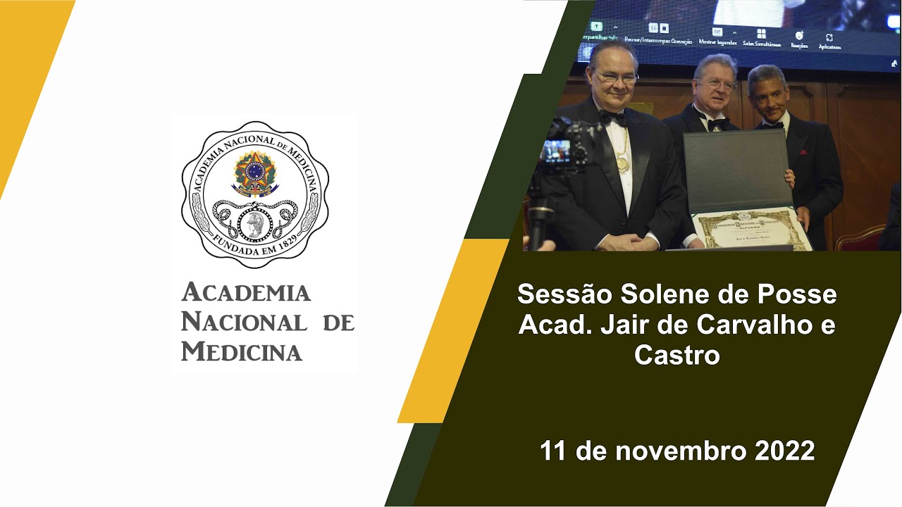 Posse Acad. Jair de Carvalho e Castro – 11 de novembro de 2022