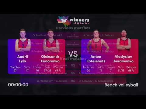 02:50 B. Isakov / R. Voloshchuk - A. Yermakov / S. Zalizko 30.10.2022 | Winners Beach Volleyball