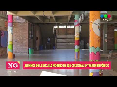 Tensión en la escuela N° 40 "Mariano Moreno" de San Cristóbal por una explosión de un neumático