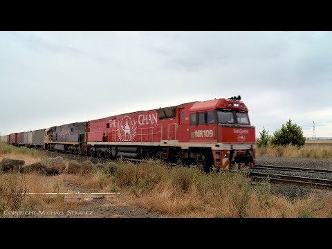 7AM5 Pacific National Container Freight Train (19/12/2021) - PoathTV Australian Railways