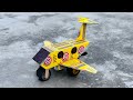 How To Make Matchbox Jet Airplane At Home DC Motor Diy Toy Airplane