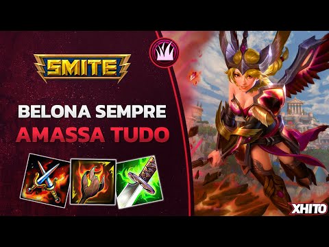 Amassando tudo e todos! BELLONA JUNGLER - ⚡ Smite BR Ranked Conquista