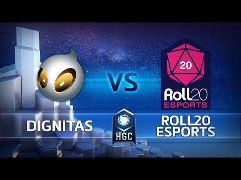 HGC 2018 EU – Phase 2 Week 10 - Roll20 Esports vs. Team Dignitas - Game 1