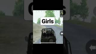 How Girls Drive vs How Boys Drive in PUBG Mobile