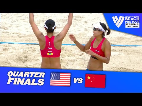 Scoles/Flint vs. Xue/X. Y. Xia - Quarter Finals Highlights Itapema 2023 #BeachProTour