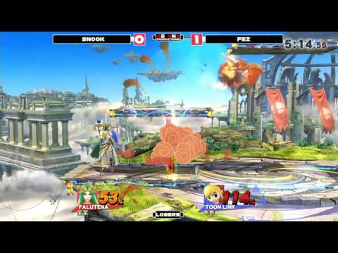 Sm4sh: CT2016 - Fez (T. Link) Vs Snook (Palutena) -  Losers RD2