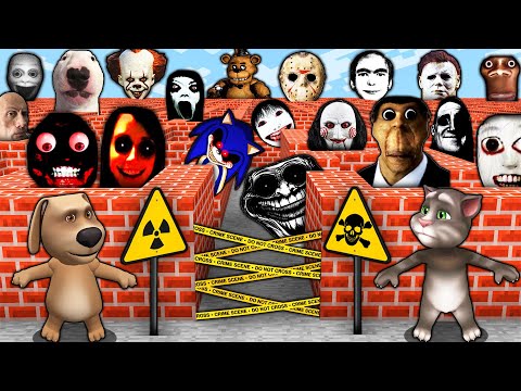 SURVIVAL in MAZE with 100 OBUNGA NEXTBOTS in MINECRAFT animation - gameplay - coffin meme