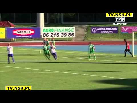 tv.nsk.pl 2013-09-08 Olimpia Zambrów - Pelikan Łowicz 2-0 (1-0) bramki relacja konferencja