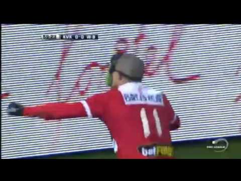 KV Kortrijk - Waasland Beveren 1 - 2 (But d'Idriss Saâdi)