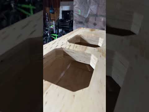 1.5” Thick MBE Standard Subwoofer Mounting Baffle!#bass #caraudio #enclosure #efficiency