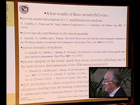 Recalling Nicola Cabibbo: Luciano Maiani (President CNR)