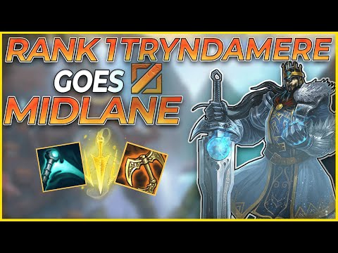 RANGERZX - HOW TO DOMINATE WITH TRYNDAMERE MIDLANE!! (RANK1 TRYNDAMERE)