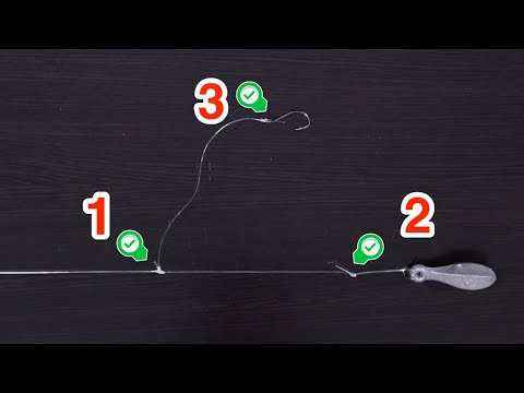 How To Tie A Dropper Rig For Sheepshead With A "T-Knot" (Step By Step)
