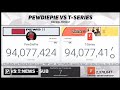 THE MOMENT T-SERIES PASSED PEWDIEPIE AGAIN :( | FLARETV #PVSTNEWS