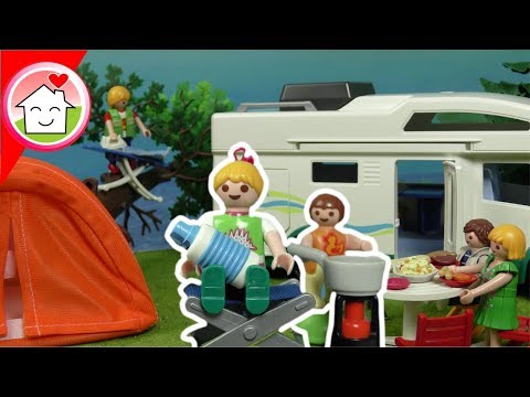 Playmobil Film deutsch - Camping mit Familie Hauser Mega Pack - Spielzeug Kinderfilm