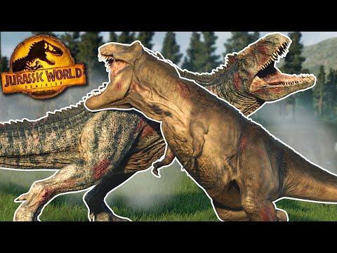 THIS BATTLE ROYALE BROKE MY GAME!!! | ALL DLCs ALL DINOS!!! - Jurassic World Evolution 2