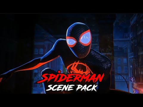 Miles Morales Spiderman Scenepack 4k (Spiderman across the spider verse)