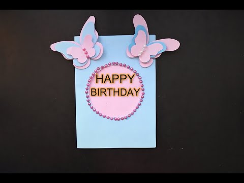 How to make Special Butterfly Birthday Card For Best Friend DIY Birthday Card Ideas/