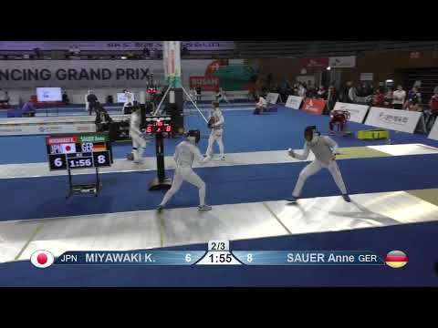 2023 121 T32 05 F F Individual Busan KOR GP YELLOW SAUER GER vs MIYAWAKI JPN