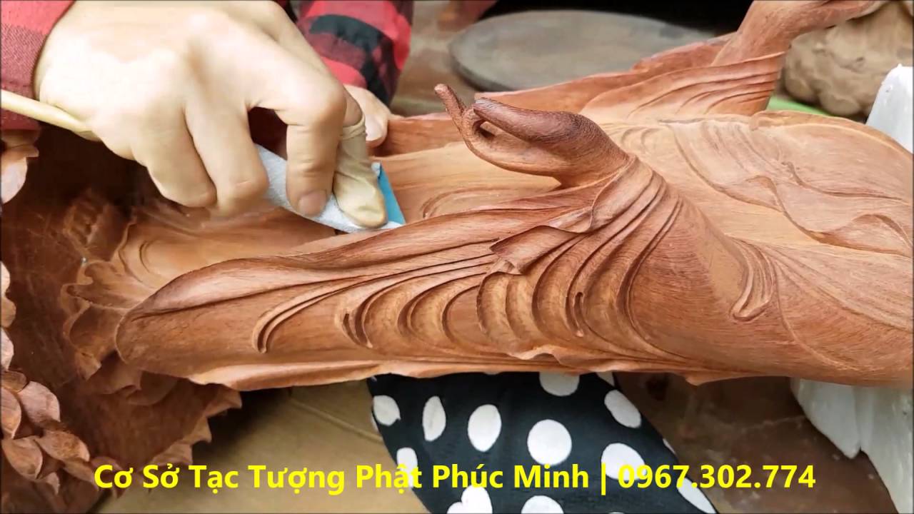 Quá trình Làm nhẵn tượng Phật Thích Ca