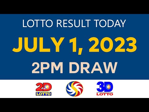 [Saturday] Lotto Result Today JULY 1 2023 2pm Ez2 Swertres 2D 3D 6D 6/42 6/55 PCSO