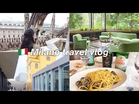, title : 'ITALY VLOG 🇮🇹 (travel with me) 2 days in Milan, aesthetic architecture, where I eat, what to visit'