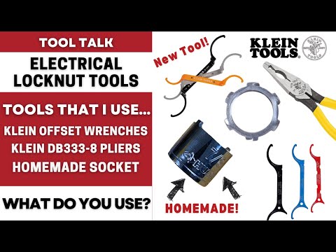 Electrical Locknut Tools / Wrenches #kleintools #klein #electrical #maintenance #tools