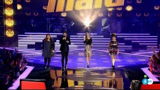 Malú y su equipo: "Te Voy A Olvidar" – Segundo Directo - La Voz 2016