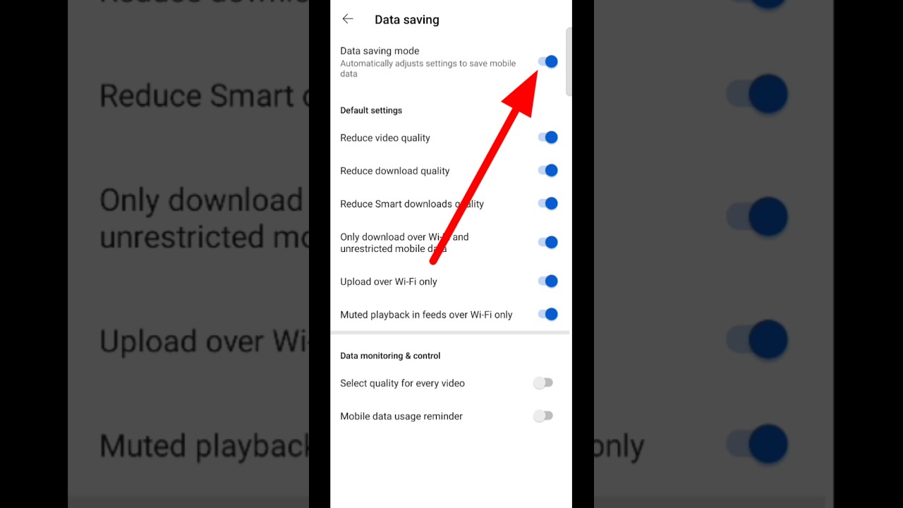 ✅Youtube data saver settings hindi tricks 🔴 Youtube data saver settings 2025 📣 #shorts