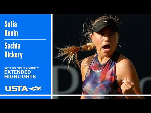 Sofia Kenin vs. Sachia Vickery Extended Highlights | 2017 US Open Round 2