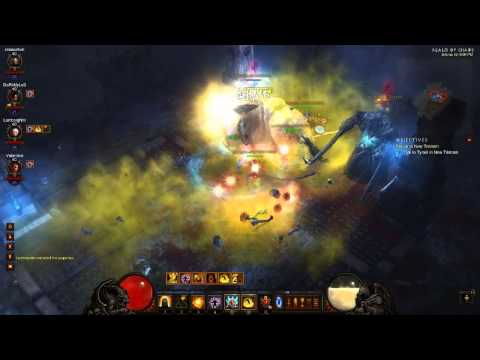 diablo 3 uber mp5 hardcore team lande 7mins run