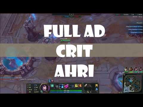 FULL AD CRIT AHRI - LEAGUE OF LEGENDS MONTAGE