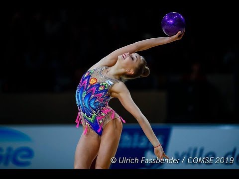 2019.03.31 Тье - Аверина Арина 1998 🇷🇺RUS - Мяч 22,15 🥇 - Grand Prix Thiais