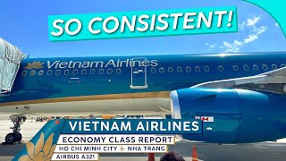 VIETNAM AIRLINES A321 Economy Class 🇻🇳【4K Trip Report Saigon to Nha Trang】Wonderfully Consistent