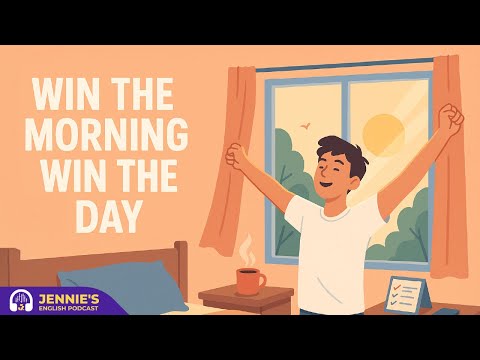Win the Morning, Win the Day | English & Chill with Jennie | English Podcast