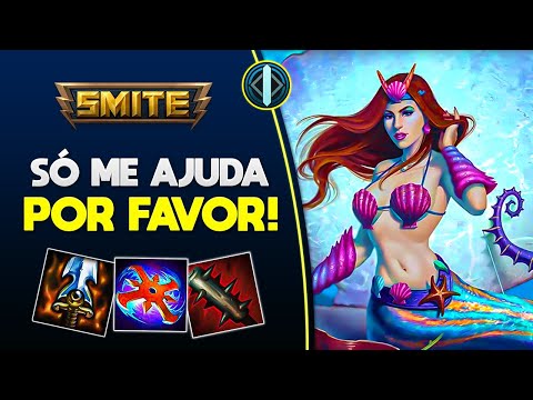 Só me ajuda que fica FÁCIL! MEDUSA MID - ⚡ Smite BR Ranked Conquista