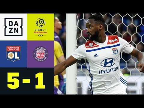 Doppelter Moussa Dembele und Rap-Star beglücken Lyon: Olympique Lyon - Toulouse 5:1 | Ligue1 | DAZN