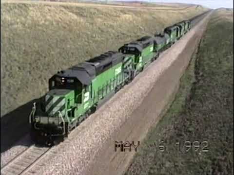 1992_05_06 CNW BN PRB Line Gillette Douglas WY Wyodak Mine