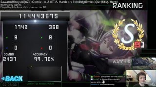 SawanoHiroyuki[nZk]:Gemie - x.U. (ETIA. Hardcore Bootleg Remix) 99.70% HDHR FC