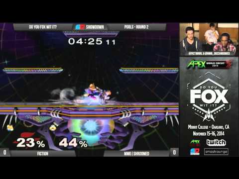 DYFWI Day 2 - Round 2 Pools: Fiction (Fox) vs MMG|Shroomed (Sheik)