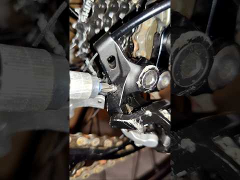 How to tension chains on Shimano gears #mtb