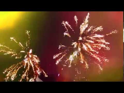 Crimea - 2015 :  New Year fireworks mark start of 2016