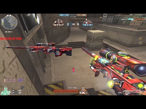 Crossfire 2.0 : AWM RED FRAME HAWK VIP - Hero Mode X - by Rua Ngao - Zombie V4