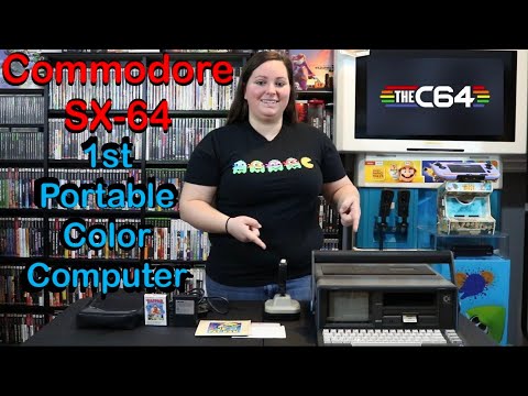 A Closer Look at the Commodore SX-64 (World's 1st Portable Color Computer!)
